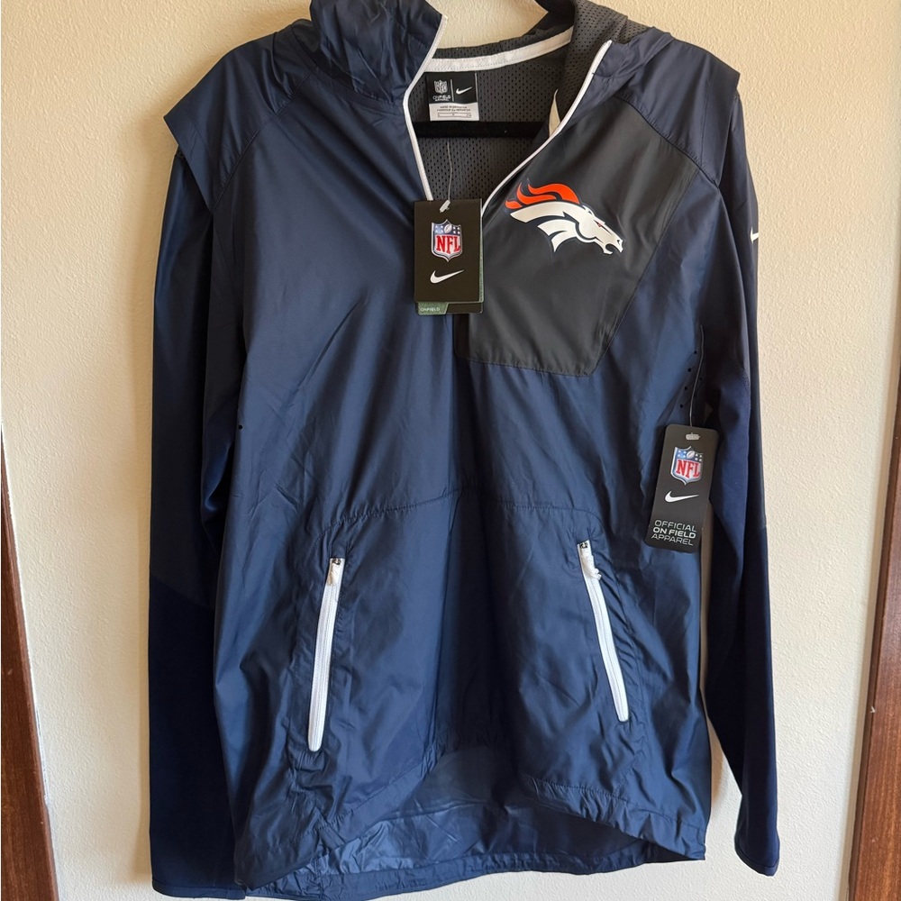 NFL Navy Blue Windbreaker Jacket